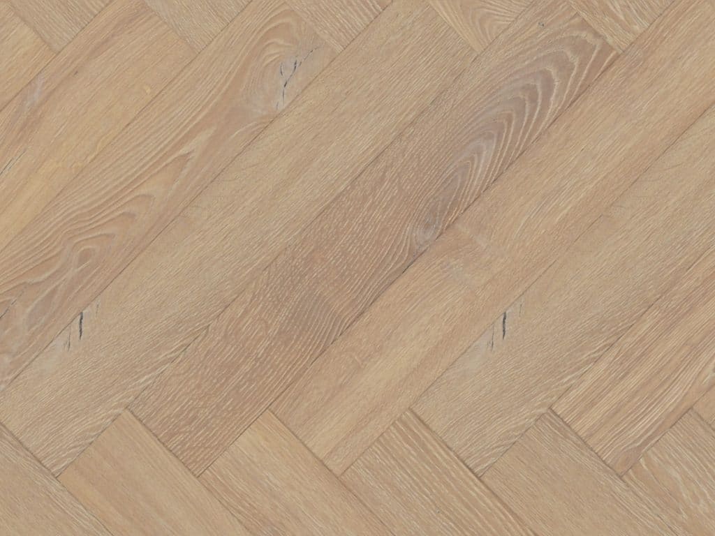 Desert Oak Herringbone flooring close up