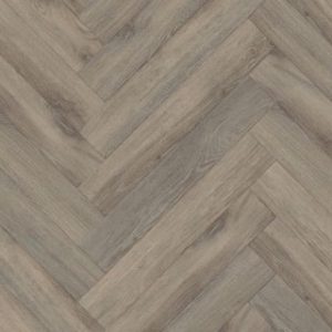 Volcanic Oak Herringbone flooring close up