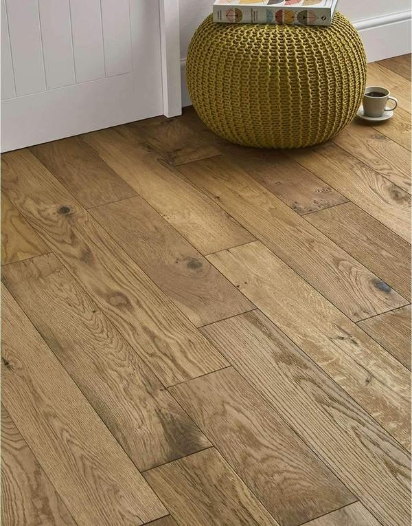 18mm Engineered Wheat Oak flooring