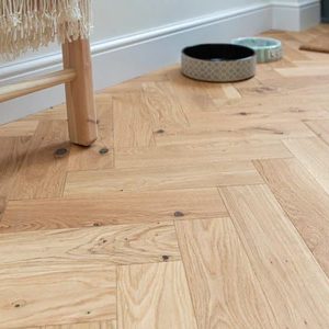 Engineered Herringbone Brushed & Oiled