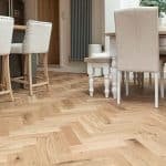 Engineered Herringbone Brushed & Oiled room view
