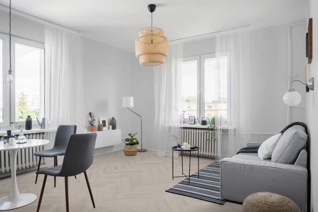 Lignum Core Greywood Oak flooring room view