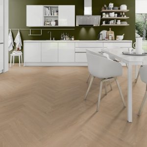 Sahara Oak Herringbone flooring for your kitchen
