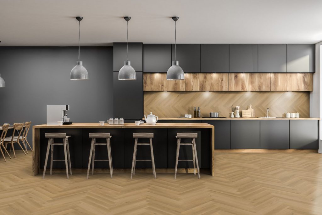 Warren oak Herringbone flooring in your kitchen Warren oak Herringbone flooring in your kitchen