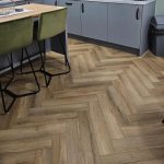 Barley Herringbone SPC in Kitchen