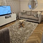 Barley Herringbone SPC in livingroom