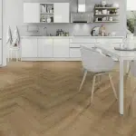 Barley Oak Herringbone Flooring in dining room