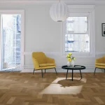 Harvest Oak Herringbone Flooring in lounge
