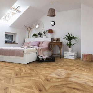 KAP8-K2589 Oak Milano Reale flooring in bedroom
