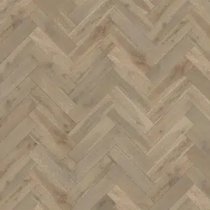 Pearl Grey Oak Herringbone Flooring