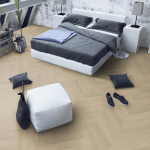 SPC-HER-LO Linen Oak Herringbone flooring