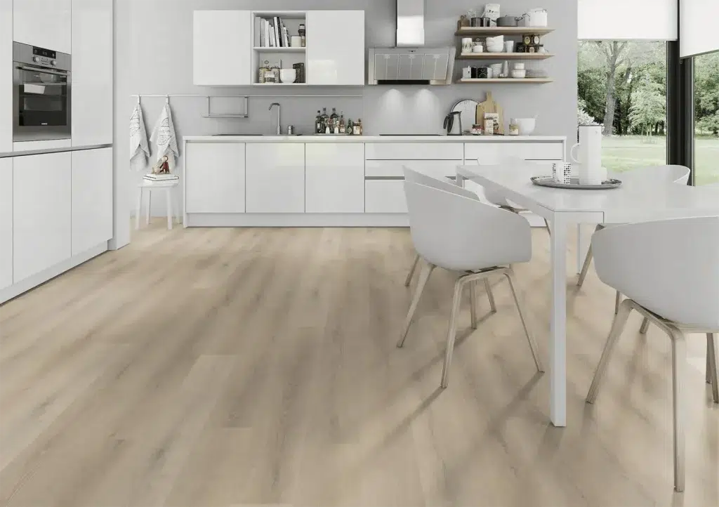 Seashell Oak Flooring in Kitchen