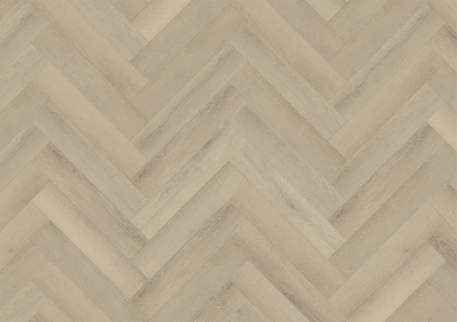 Seashell Oak Herringbone flooring