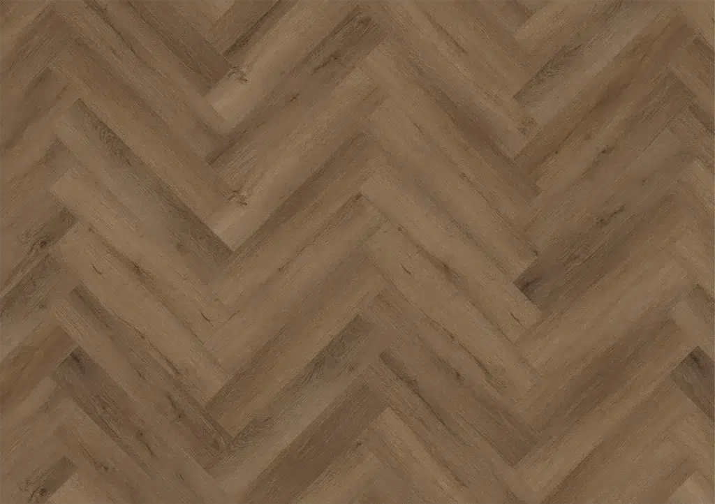 Truffle Oak Herringbone flooring