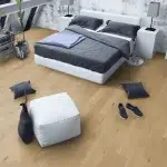 Whisper Oak Flooring in Bedroom