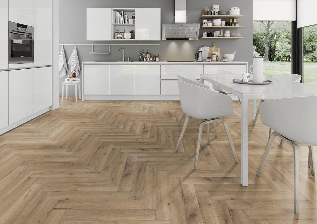 Albany Oak Herringbone