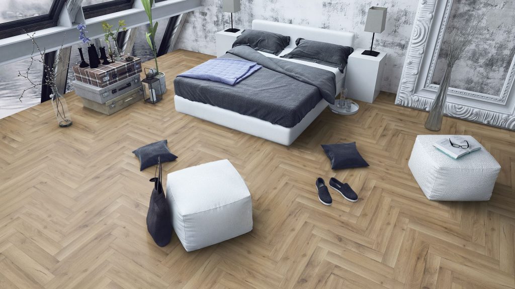Albany Oak Herringbone