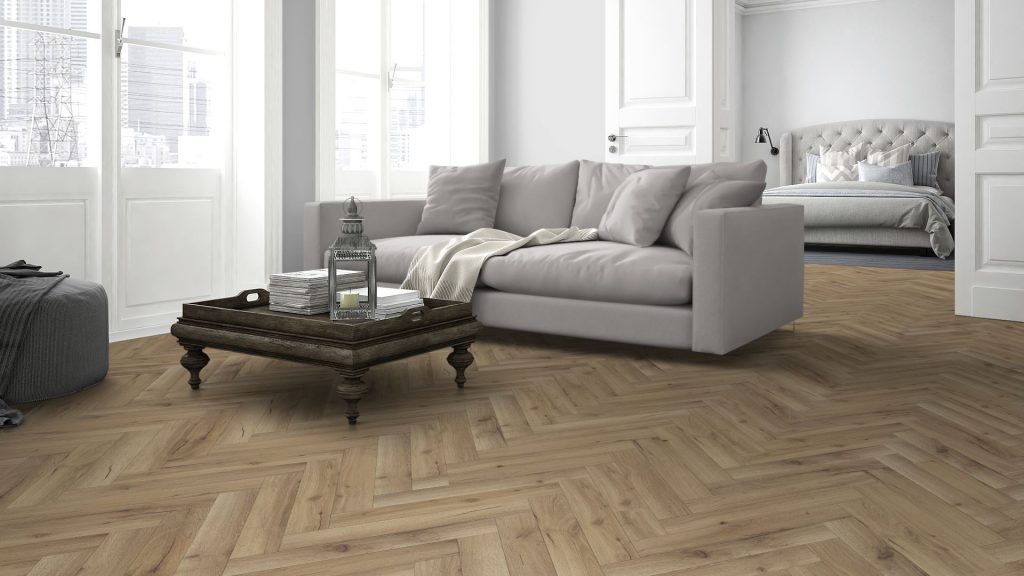 Albany Oak Herringbone