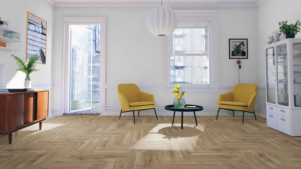 Albany Oak Herringbone