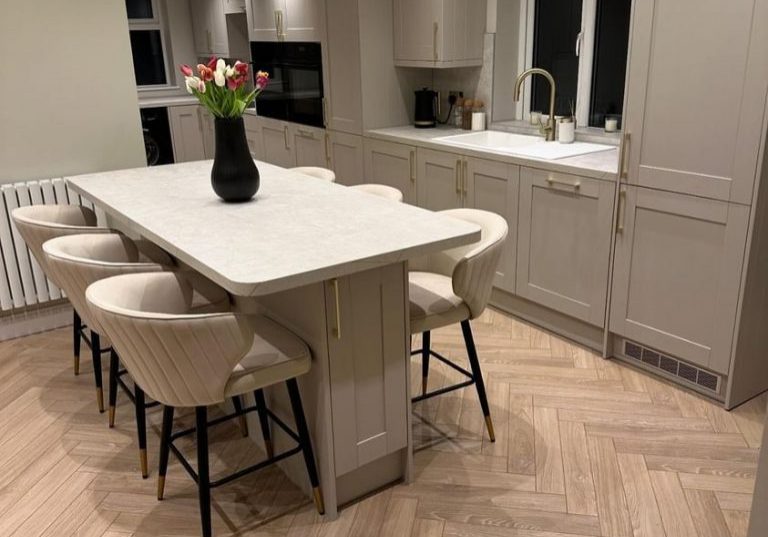 Desert oak herringbone in Peterborough Desert oak herringbone in Peterborough