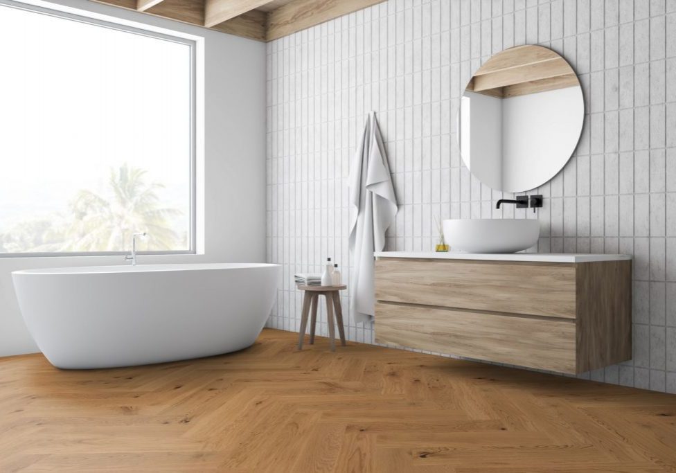 country oak herringbone flooring for your bathroom country oak herringbone flooring for your bathroom